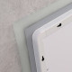 Дзеркало Mixxus FLAT MR04-100x80 з LED Touch, Anti-fog, димером, регулюванням яскравості, годинником (MI692