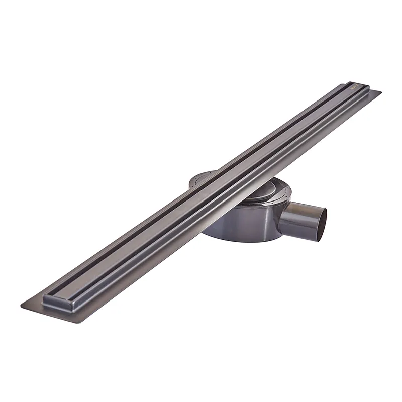 Душевой трап с нерж. стали SUS304 Mixxus Drain-05-80-Slim Black (30x800мм) (Черный)