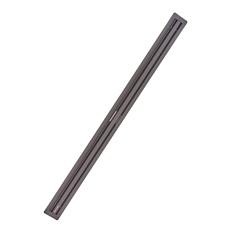 Душевой трап с нерж. стали SUS304 Mixxus Drain-05-80-Slim Black (30x800мм) (Черный)