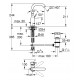Смеситель для раковины L-размера Grohe Essence New