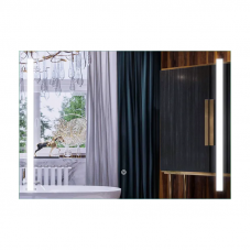 Дзеркало Mixxus Premium LINES MR18-100x70-REVERSE (LED Touch, Анти-туман, димер)