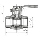 Кран кульовий PPR КШ (ручка) для гарячої води 20 (Koer K0175.PRO)