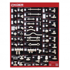 Стенд выставочный Koer PPR (фитинг и трубы)