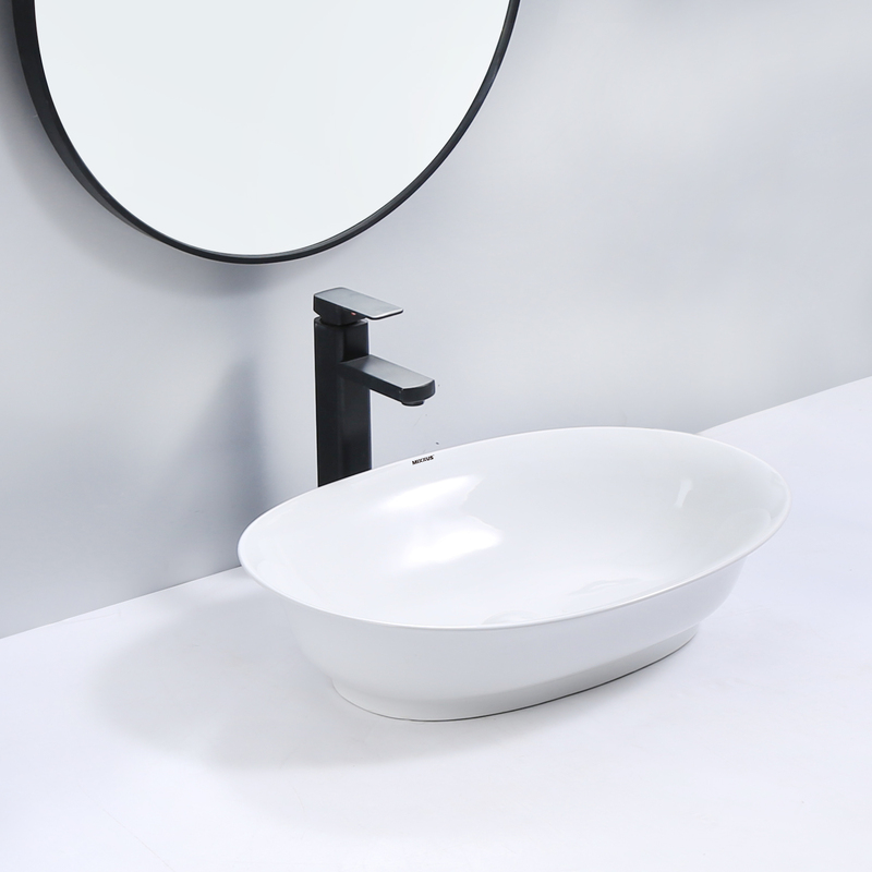 Раковина накладная Mixxus Premium ELLIPSE-0103 550х390х140mm