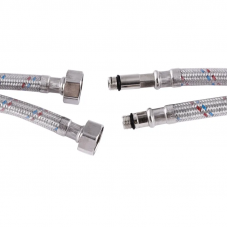 Гнучкі шланги для змішувача гайка 1/2'' - Штуцер M10 (100 см) 2 шт Zerix