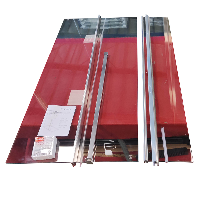 Душова перегородка Koer SR SP03-30x200-TR-01 Walk-In (рухома частина) прозоре скло Easy Clean 8м