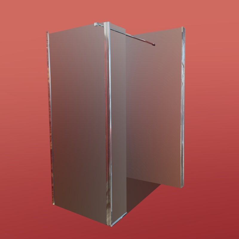 Душова перегородка Koer SR SP03-30x200-TR-01 Walk-In (рухома частина) прозоре скло Easy Clean 8м