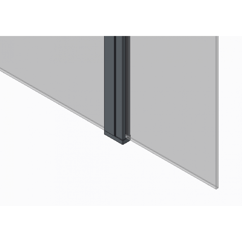 Душова перегородка Koer SR SP03-30x200-TR-01 Walk-In (рухома частина) прозоре скло Easy Clean 8м