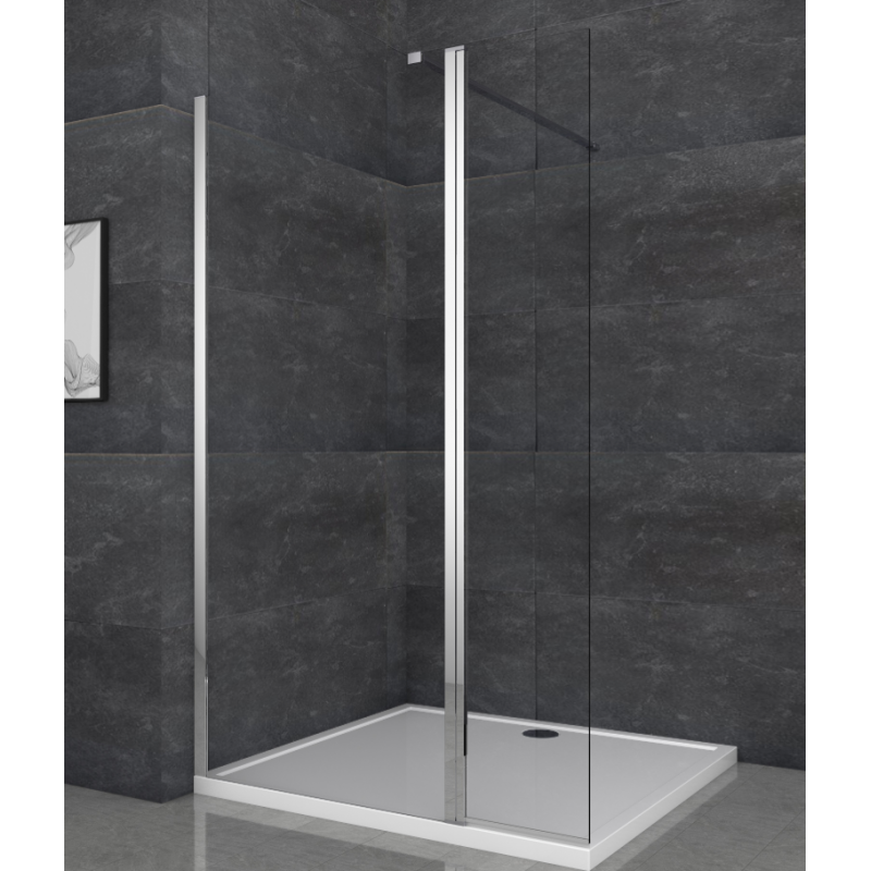 Душова перегородка Koer SR SP03-30x200-TR-01 Walk-In (рухома частина) прозоре скло Easy Clean 8м