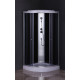 Бокс душовий без гідромасажу Mixxus STRONG SB02-90x90x215-GR SATIN з низьким піддоном