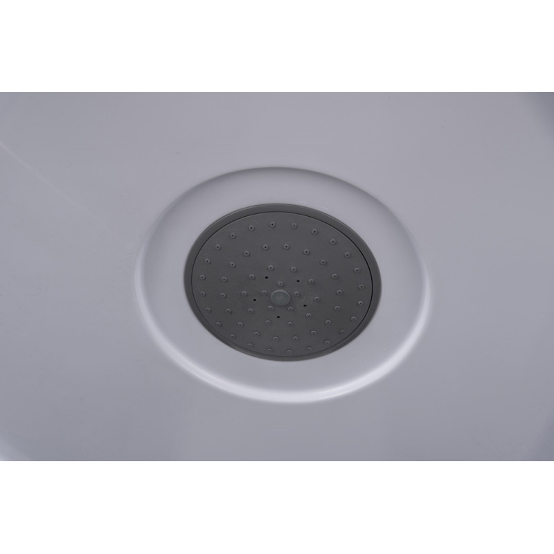 Бокс душовий без гідромасажу Mixxus STRONG SB02-90x90x215-GR SATIN з низьким піддоном