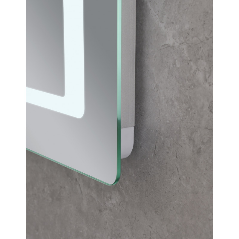 Дзеркало Mixxus STYLE MR13-70x50-REVERSE з LED Touch, Anti-fog, димером, регулюванням яскравості (MI666)