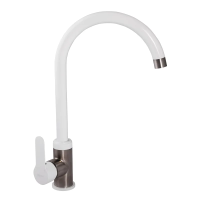 Смеситель для кухни Zerix LR74105W белый