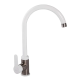 Смеситель для кухни Zerix LR74105W белый