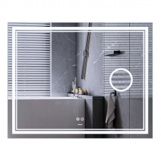 Дзеркало Mixxus Premium QUADRO MR20-100x80 (LED Touch, Анти-туман, димер, лінза)