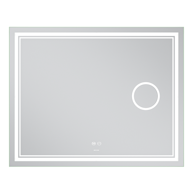 Дзеркало Mixxus Premium QUADRO MR20-100x80 (LED Touch, Анти-туман, димер, лінза)