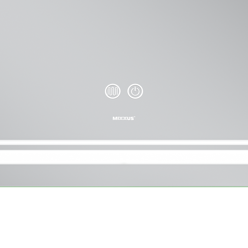 Дзеркало Mixxus Premium QUADRO MR20-100x80 (LED Touch, Анти-туман, димер, лінза)