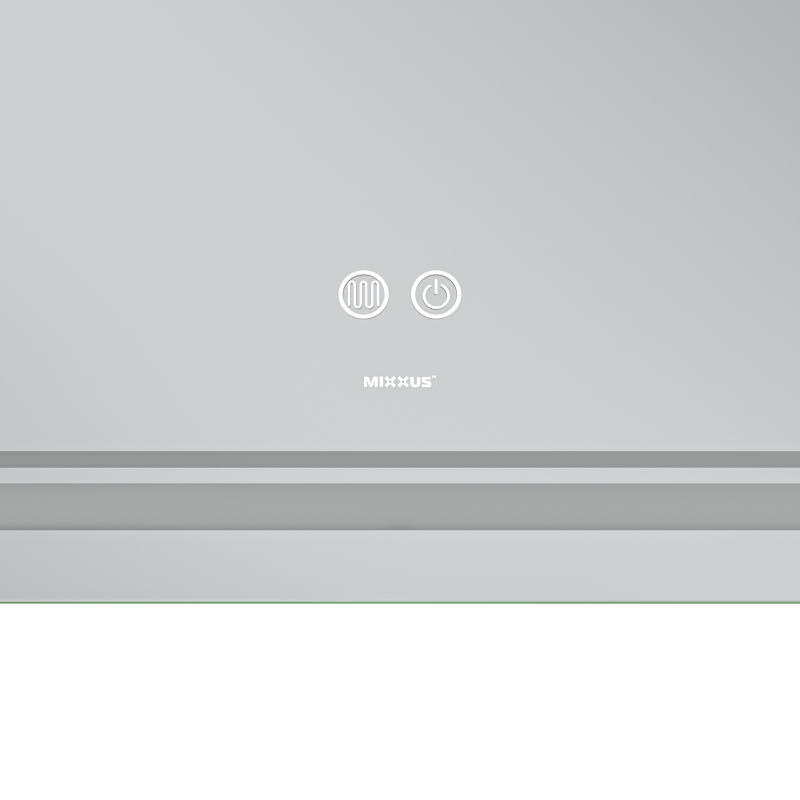 Дзеркало Mixxus Premium QUADRO MR20-100x80 (LED Touch, Анти-туман, димер, лінза)
