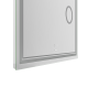 Дзеркало Mixxus Premium QUADRO MR20-100x80 (LED Touch, Анти-туман, димер, лінза)