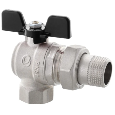 Кран с американкой Roho R106-075B - 3/4" угловой