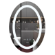 Дзеркало Mixxus PLAIN MV02-60x80 з LED Touch, Anti-fog, димером, регулюванням яскравості, годинником (MI693)
