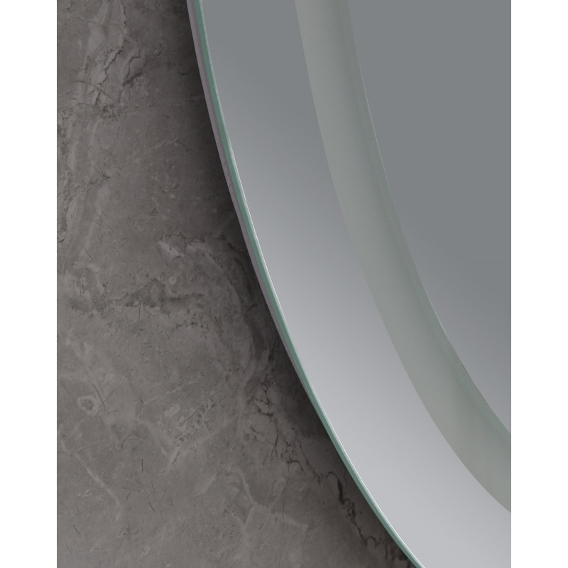Дзеркало Mixxus PLAIN MV02-60x80 з LED Touch, Anti-fog, димером, регулюванням яскравості, годинником (MI693)