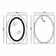 Дзеркало Mixxus PLAIN MV02-60x80 з LED Touch, Anti-fog, димером, регулюванням яскравості, годинником (MI693)