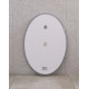 Дзеркало Mixxus PLAIN MV02-60x80 з LED Touch, Anti-fog, димером, регулюванням яскравості, годинником (MI693)