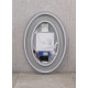 Дзеркало Mixxus PLAIN MV02-60x80 з LED Touch, Anti-fog, димером, регулюванням яскравості, годинником (MI693)