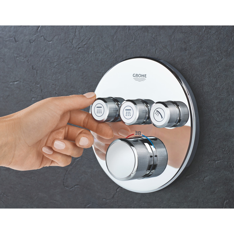 Термостат скрытого монтажа на 3 потребителя Grohe Grohtherm SmartControl