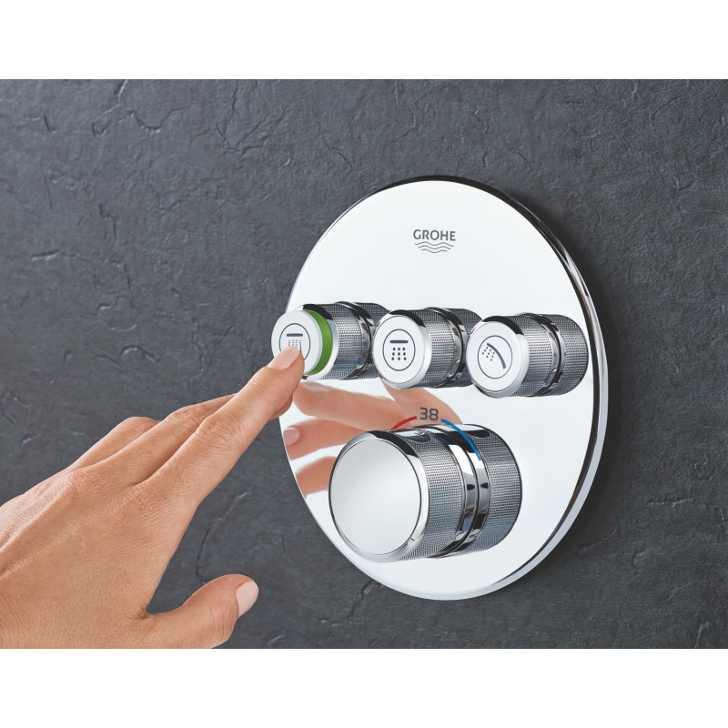 Термостат скрытого монтажа на 3 потребителя Grohe Grohtherm SmartControl