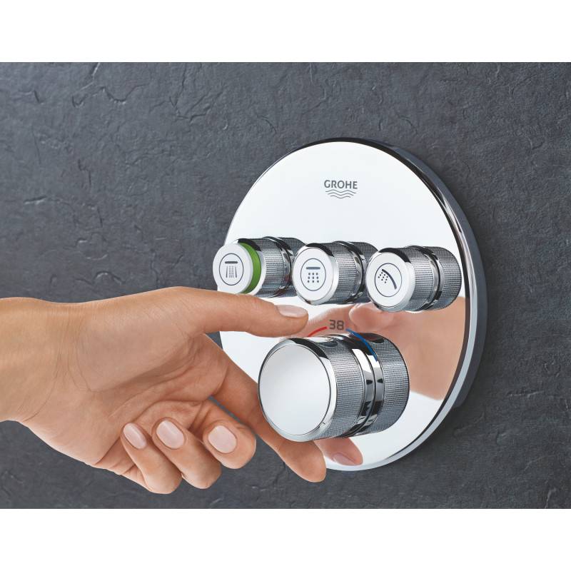 Термостат скрытого монтажа на 3 потребителя Grohe Grohtherm SmartControl
