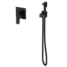Смеситель для гігієнічного душу Mixxus Premium MONE 002 INNER Black вбудований з лійкою (MI6779)
