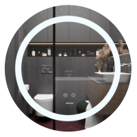 Дзеркало Mixxus PLAIN MC03-60 з LED Touch, Anti-fog, димером, регулюванням яскравості