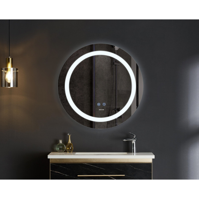 Дзеркало Mixxus PLAIN MC03-60 з LED Touch, Anti-fog, димером, регулюванням яскравості