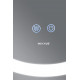 Дзеркало Mixxus PLAIN MC03-60 з LED Touch, Anti-fog, димером, регулюванням яскравості