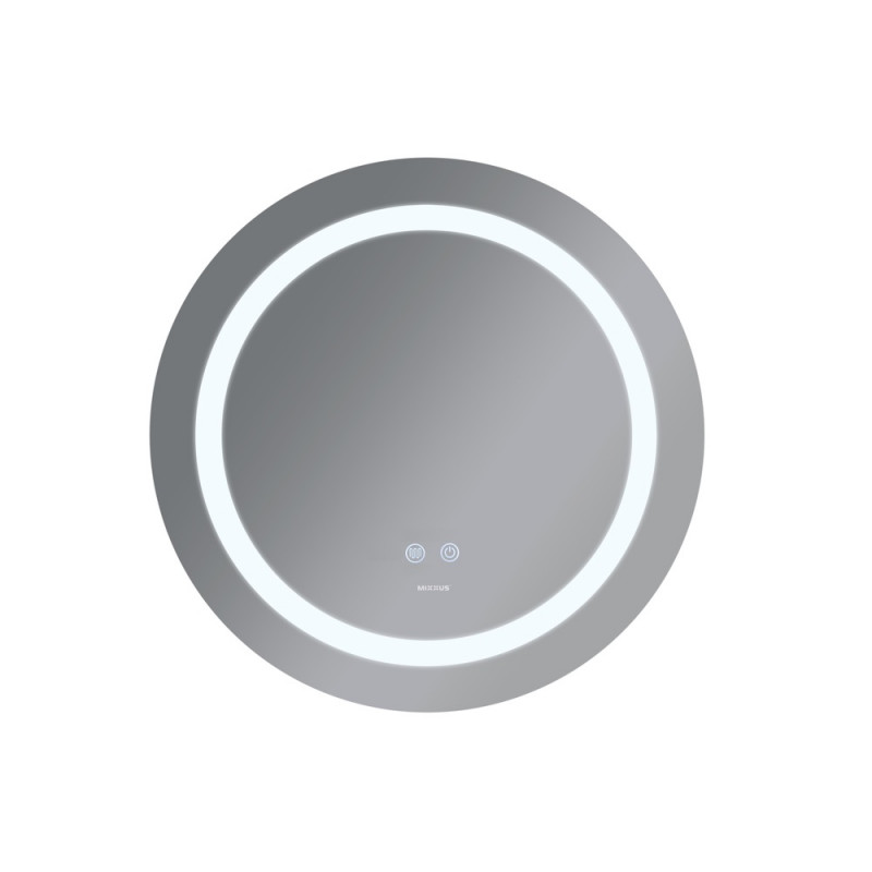 Дзеркало Mixxus PLAIN MC03-60 з LED Touch, Anti-fog, димером, регулюванням яскравості