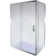 Душова кабіна без піддона Mixxus HARD SC01-120x80x185-TR CHROME прозоре скло 5мм