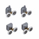 Душова кабіна без піддона Mixxus HARD SC01-120x80x185-TR CHROME прозоре скло 5мм