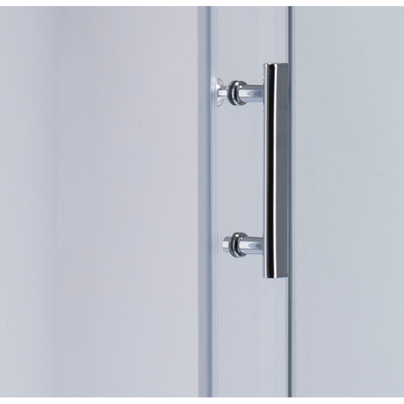 Душова кабіна без піддона Mixxus HARD SC01-120x80x185-TR CHROME прозоре скло 5мм
