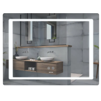 Дзеркало Mixxus STYLE MR13-90x70-REVERSE з LED Touch, Anti-fog, димером, регулюванням яскравості