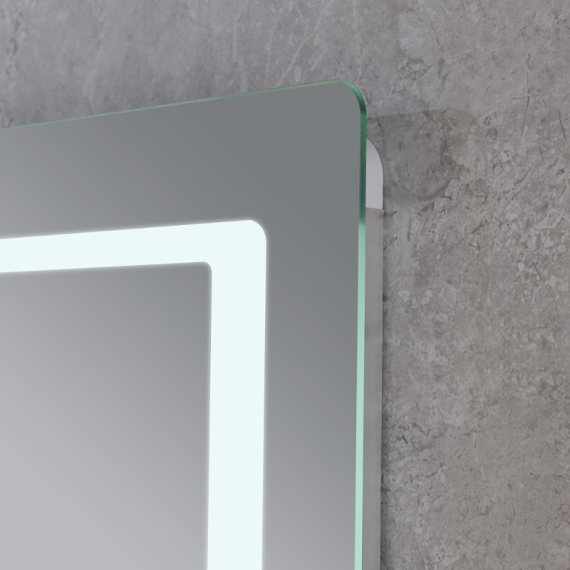 Дзеркало Mixxus STYLE MR13-90x70-REVERSE з LED Touch, Anti-fog, димером, регулюванням яскравості