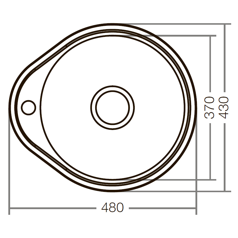 Мийка кухонна Zerix Z4843-08-180E (Сатин)