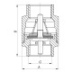 Клапан обратный 1-1/4" (Koer KR.171)