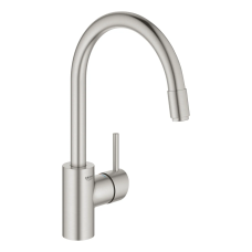 Смеситель для кухни с выдвижным изливом Grohe Concetto new