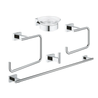 Набір аксесуарів 5 в 1 Grohe Essentials Cube New