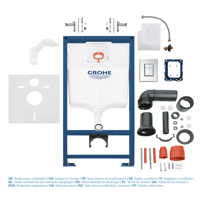 Инсталяционный комплект 5в1 для подвесного унитаза Grohe Fresh Rapid SL