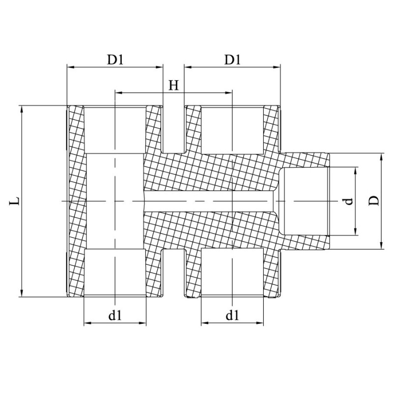 Пятерник Koer K0276.PRO 25x20 PPR