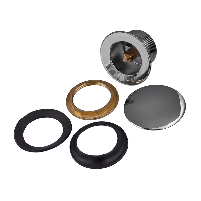 Донний клапан для ванни Koer PW-05-01 1 1/2'' (кнопка) (Колір хром)
