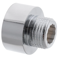 Перехідник (конектор) 1/2"х3/4" (хром) Koer KF.A0608.CHR